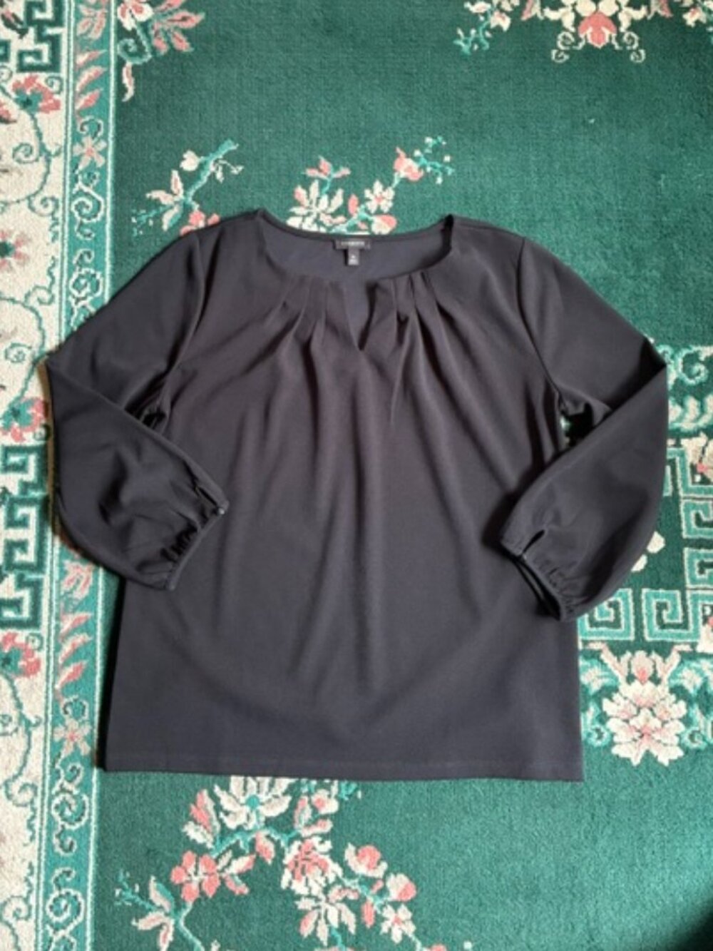 Talbots Black Top, Size M